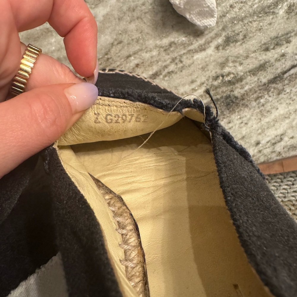 CHANEL Black Canvas Espadrilles with Quilted CC Detail - Picture 4 of 5